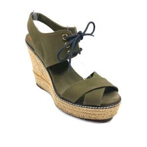 SS1700 GUC $245 Tory Burch Espadrille Sandals size 9B